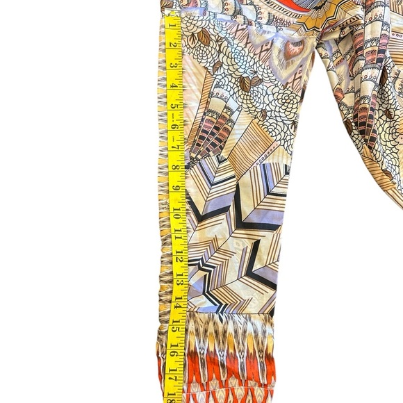 Johnny Was Vibrant Orange and Cream Tunic - Picture 9 of 9